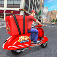 外賣小哥Fast Food Delivery Boy